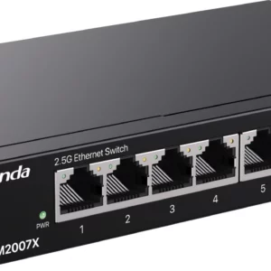 Коммутатор Tenda TEM2007X (L2) 5x2.5Гбит/с 2SFP+ неуправляемый