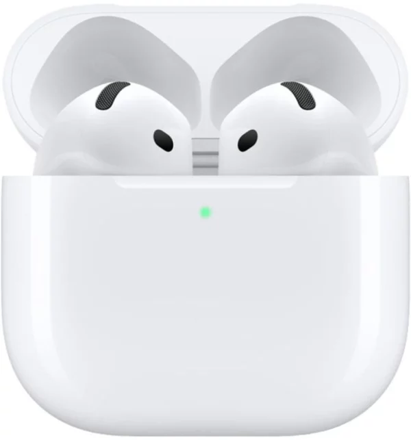 Гарнитура вкладыши Apple A3050,A3053,A3058 AirPods 4 белый беспроводные bluetooth в ушной раковине (MXP63ZA/A)