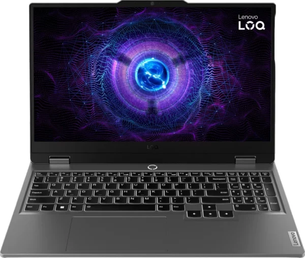 Ноутбук Lenovo LOQ 15IRX9 Core i7 13650HX 16Gb SSD1Tb NVIDIA GeForce RTX4060 8Gb 15.6" IPS FHD (1920x1080) noOS grey WiFi BT Cam (83DV00NJRK)