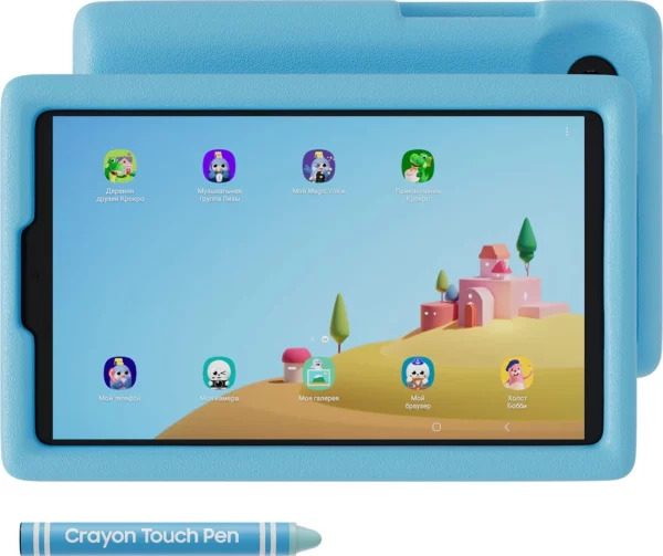 Планшет Samsung Galaxy Tab A9 Kids Edition G99 (2.2) 8C RAM4Gb ROM64Gb 8.7" LCD 1340x800 Android 13 серый 8Mpix 2Mpix BT WiFi microSD 1Tb 5100mAh 7hr