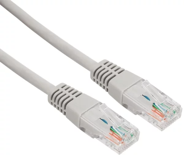 Патч-корд Rexant 18-8007 UTP RJ-45 вил.-вилка RJ-45 кат.5E 5м серый LSZH