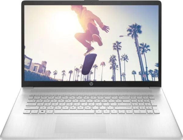 Ноутбук HP 17-cn4014ci Core 3 100U 8Gb SSD512Gb Intel UHD Graphics 17.3" IPS FHD (1920x1080) Free DOS silver WiFi BT Cam (A1AF8EA)