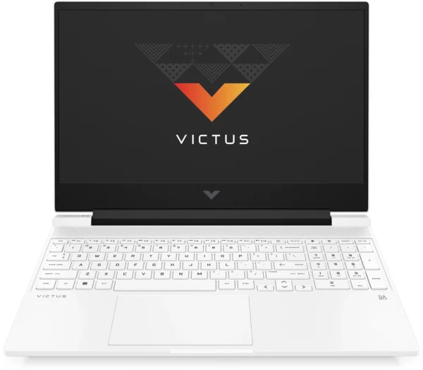 Ноутбук HP Victus 15-fa0096ci Core i5 12450H 16Gb SSD512Gb NVIDIA GeForce RTX 3050 4Gb 15.6" IPS FHD (1920x1080) Free DOS white WiFi BT Cam (A74LFEA)