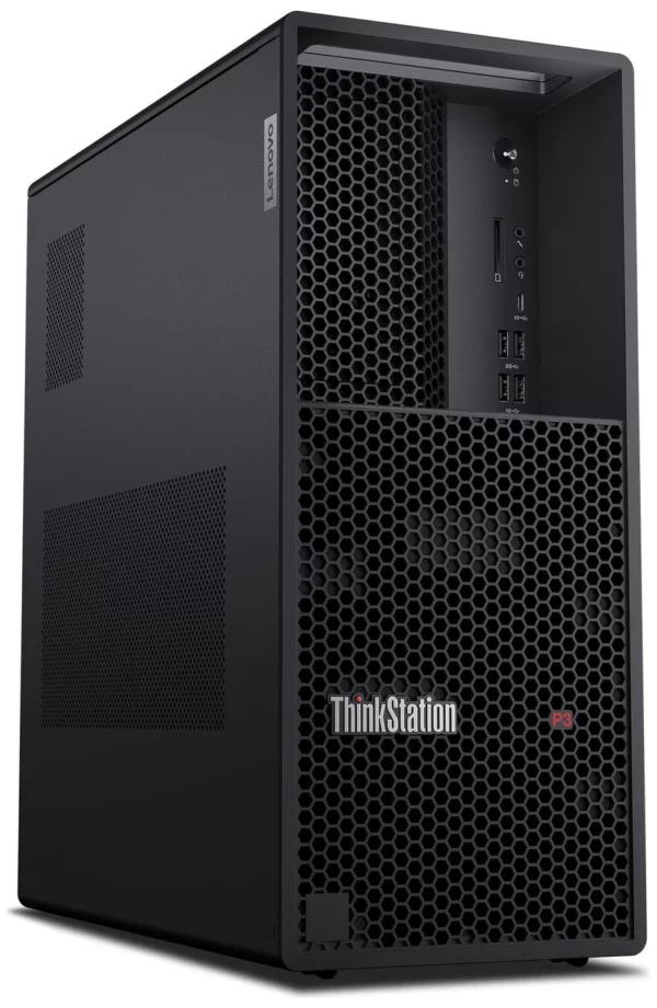 ПК Lenovo ThinkStation P3t MT i7 13700K (3.4) 32Gb SSD1Tb UHDG 770 CR Windows 11 Professional 64 GbitEth 750W kb мышь клавиатура черный (30GUSGUN00)