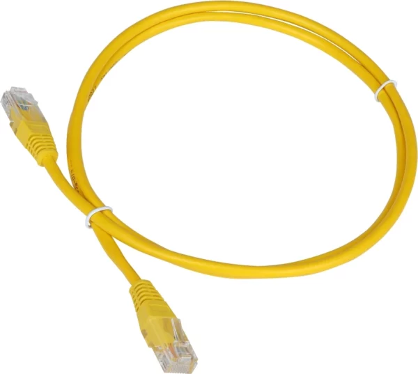 Патч-корд Lanmaster TWT-45-45-15-YL UTP RJ-45 вил.-вилка RJ-45 кат.5E 15м желтый ПВХ (уп.:1шт)