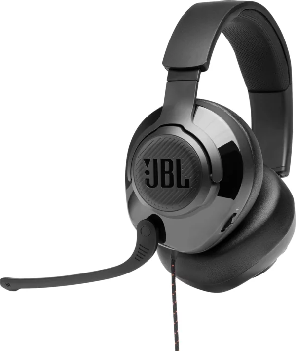 Наушники с микрофоном JBL QUANTUM 200 черный 1.2м мониторные оголовье (JBLQUANTUM200BLKAM)