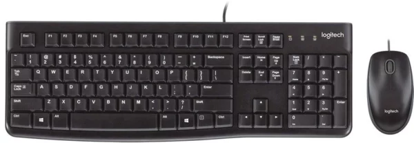 Клавиатура + мышь Logitech MK120 клав:черный мышь:черный/серый USB (920-002589)