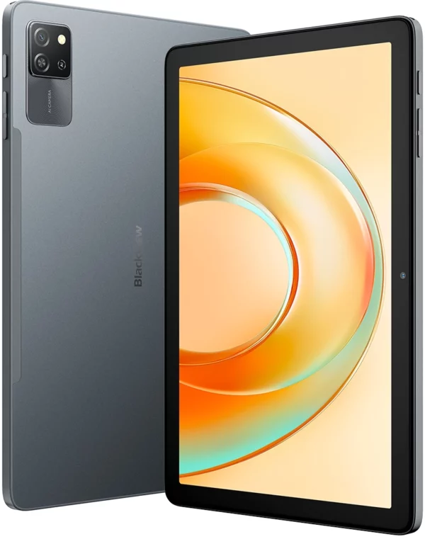 Планшет Blackview Tab60 Pro T606 8C RAM8Gb ROM128Gb 10.1" IPS 800x1280 4G 2Sim Android 14 серый 5Mpix 8Mpix BT WiFi microSD 7700mAh 450hrs