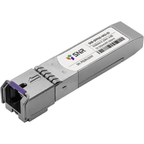 Модуль / SNR SNR-SFP100-W53-20-LC / Модуль/ Модуль SFP WDM, дальность до 20км (14dB), 1550нм, 100Mb (LC)