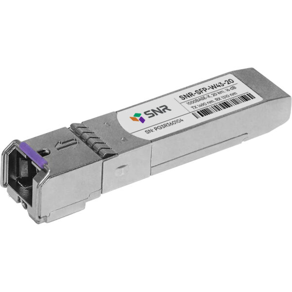 Модуль / SNR SNR-SFP-W43-20 / Модуль/ Модуль SFP WDM, дальность до 20км (12dB), 1490/1310nm