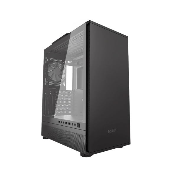 Корпус без блока питания / PcCooler IE200 BK / Корпус без блока питания/ PCCooler IE200 BK, Tempered Glass Full Tower, Black, TG, SPCC, 1x120mm ARGB E-ATX, ATX, mATX, mITX 180/380/220mm 4x2.5", 2x3.5", 7+3xPCI 1xUSB-A 3.0, 2xUSB-A 2.0 432x225x495mm