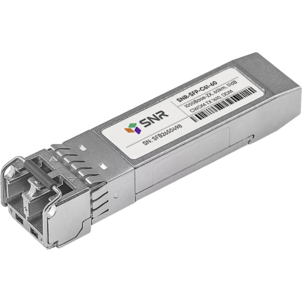 Модуль / SNR SNR-SFP-C61-60 / Модуль/ Модуль SFP CWDM оптический, дальность до 60км (17dB), 1610нм