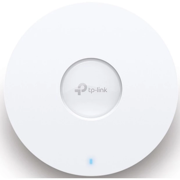 Точка доступа / TP-Link EAP653_EUplug / Точка доступа/ AX3000 Ceiling Mount Dual-Band Wi-Fi 6 Access Point, 11Gbps RJ45 Port, 574Mbps at 2.4 GHz + 2402 Mbps at 5 GHz, 802.3at POE, 2Internal Antennas EUplug