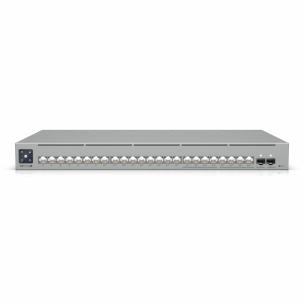 Коммутатор / Ubiquiti USW-Pro-Max-24 / Коммутатор/ Switch (16) GbE RJ45 ports, (8) 1/2.5 GbE RJ45 ports, (2) 10G SFP+ ports ; Total non-blocking throughput, 56 Gbps ; Switching capacity, 112 Gbps