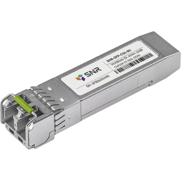 Модуль / SNR SNR-SFP-C55-80 / Модуль/ Модуль SFP CWDM оптический, дальность до 80км (25dB), 1550нм