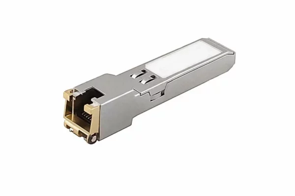 Медный SFP модуль Gigabit Ethernet / NST NS-SFP-RJ45-G-01 / Медный SFP модуль Gigabit Ethernet с разъемом RJ45. Скорость 1000 Мбит/с. Интерфейс SERDES. Расстояние передачи - до 100 м. Размеры (ШхВхГ) 14,3x12,7x63мм. Вес 0,03кг. Рабочая температура 0…+70°С.