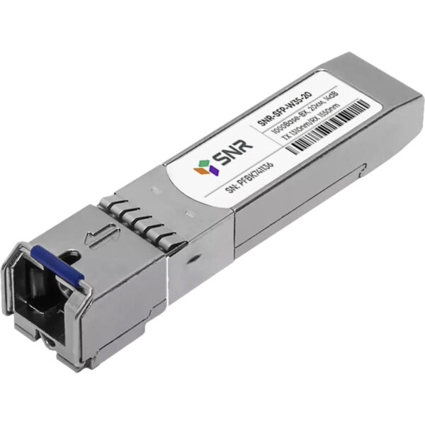 Модуль / SNR SNR-SFP-W35-20-I / Модуль/ Модуль SFP оптический, дальность до 20 км (14dB), 1310нм, индустриальный