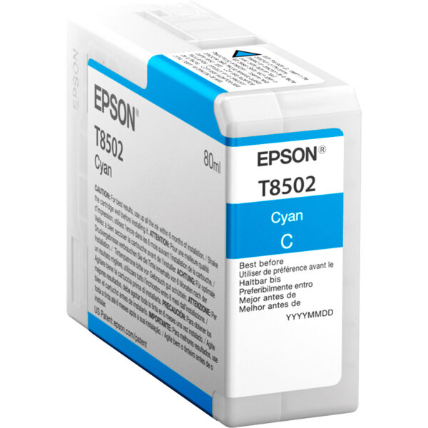 Картридж / Epson C13T850200 / Картридж/ T850 SC-P800 Cyan T850200 UltraChrome HD ink 80ml