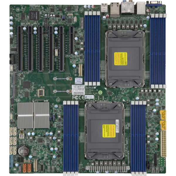 Материнская плата / Supermicro MBD-X12DAI-N6-B (bundle) / Материнская плата/ MB Supermicro X12DAI-N6, 2x LGA 4189, C621A, 16xDDR4, 5 PCI-E 4.0 x16, 1 PCI-E 4.0 x8, M.2 Interface 2 PCI-E 4.0 x4, 2280, 22110, Dual LAN with Intel® i210 Gigabit, 1 VGA