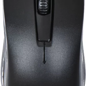 Мышь Оклик 445MW черный оптическая 1600dpi беспров. USB 3but (945817)