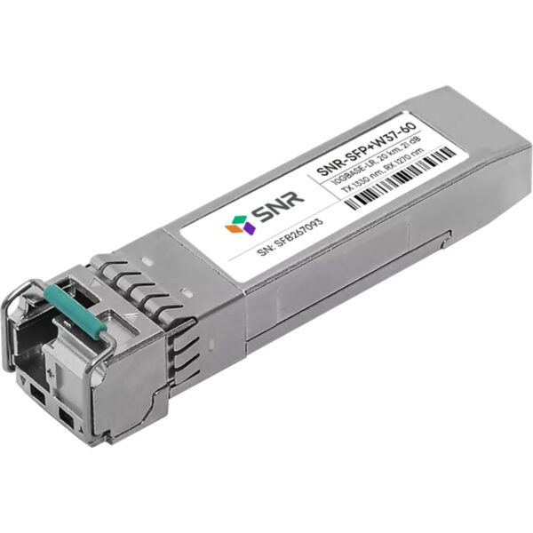 Модуль / SNR SNR-SFP+W37-60 / Модуль/ Модуль SFP+ WDM, дальность до 60км (21dB), 1330нм