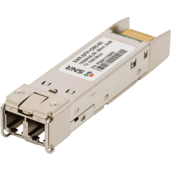 Модуль / SNR SNR-SFP+D60-80 / Модуль/ Модуль SFP+ DWDM оптический, дальность до 80км (24dB), 1529.55нм