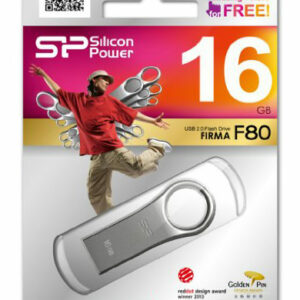 Флеш Диск Silicon Power 16Gb Firma F80 SP016GBUF2F80V1S USB2.0 серебристый