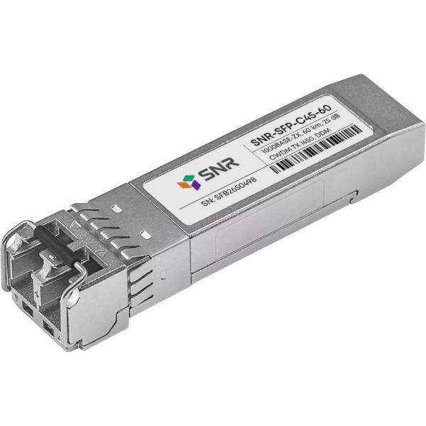 Модуль / SNR SNR-SFP-C45-60 / Модуль/ Модуль SFP CWDM оптический, дальность до 60км (25dB), 1450нм