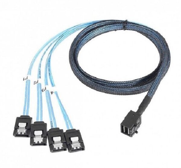 Кабель / LSi L5-00221-001 / Кабель/ CBL-SFF8643-SATASB-10M, 1 metre cable, SFF8643 to X4 SATA