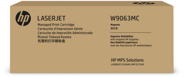 Тонер-картридж / HP 508MC Magenta Original Laserjet Managed Toner Cartridge (W9063MC) / Тонер-картридж/ HP Magenta Managed LJ Toner Cartridge