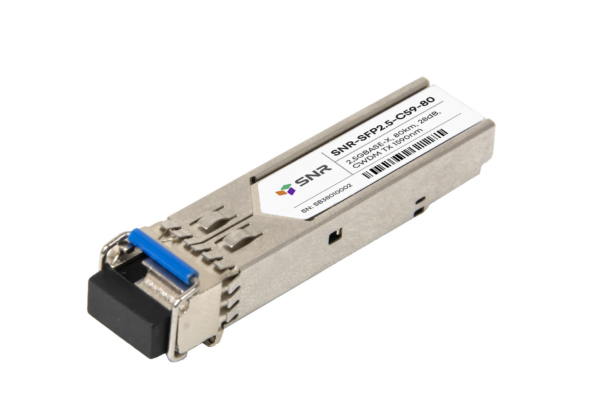 Модуль / SNR SNR-SFP2.5-C59-80 / Модуль/ Модуль SFP 2.5G CWDM оптический, дальность до 80км (28dB), 1590нм