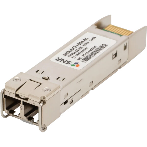 Модуль / SNR SNR-SFP+D36-80 / Модуль/ Модуль SFP+ DWDM оптический, дальность до 80км (24dB), 1548.51нм