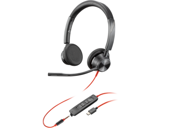 Гарнитура проводная / Plantronics Poly BW 3325 -M USB-C HS +USB-C/A (8X221AA) / Гарнитура проводная/ Poly BW 3325 -M USB-C HS +USB-C/A