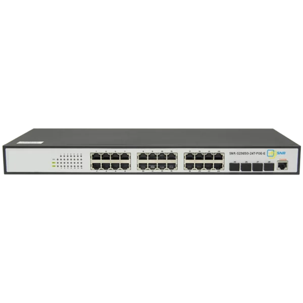 Коммутатор / SNR SNR-S2985G-24T-POE-E / Коммутатор/ Управляемый POE коммутатор уровня 2 SNR-S2985G-24T-POE-E