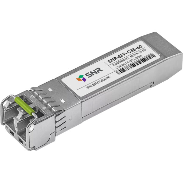 Модуль / SNR SNR-SFP-C35-60 / Модуль/ Модуль SFP CWDM оптический, дальность до 60км (25dB), 1350нм