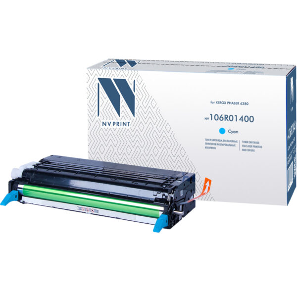 - / NV Print NV-106R01400C / -/ Тонер-картридж NVP NV-106R01400 Cyan для Xerox Phaser 6280 (5900k)