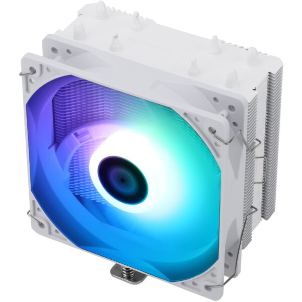 Кулер для процессора / Thermalright AX120-R-SE-WH-ARGB / Кулер для процессора/ Thermalright Assassin X 120 Refined SE White Argb (4-pin PWM, 148mm, Ni/Cu, 4x6mm, ARGB, 1x120mm, 66.17CFM, 25.6dBA, 1550RPM, S 1200, 1700, 1851, 115X, AM4, AM5, white)