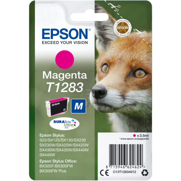 Картридж / Картридж Epson I/C for S22/SX125 C13T12834012 magenta / Картридж/ Epson I/C for S22/SX125 magenta