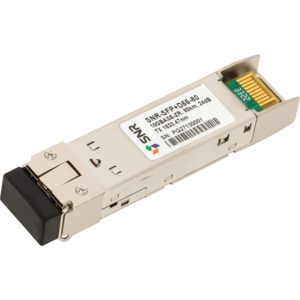 Модуль / SNR SNR-SFP+D55-80 / Модуль/ Модуль SFP+ DWDM оптический, дальность до 80км (24dB), 1533.47нм