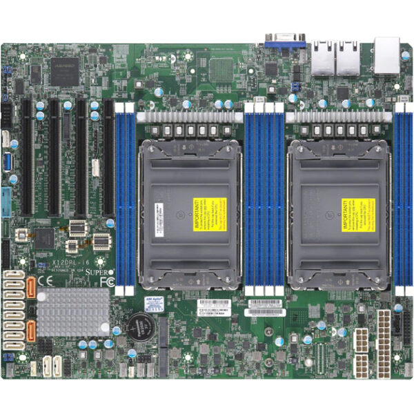 Материнская плата / Supermicro MBD-X12DPL-I6-O / Материнская плата/ MB Supermicro X12DPL-I6, 2x LGA 4189, C621A, 8xDDR4, 4 PCI-E 4.0 x16, M.2 Interface 2 PCI-E 4.0 x4, 2260, 2280, Dual LAN with Intel® i210 Gigabit Ethernet Controller