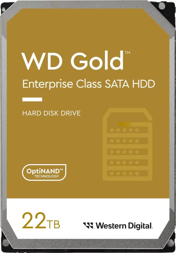 Жесткий диск WD SATA-III 22TB WD221KRYZ Gold 512E (7200rpm) 512Mb 3.5"