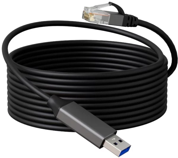 Кабель Buro BU-USB-A-LAN100-2m USB 2.0 A(m) RJ-45 (m) 2м (пакет)