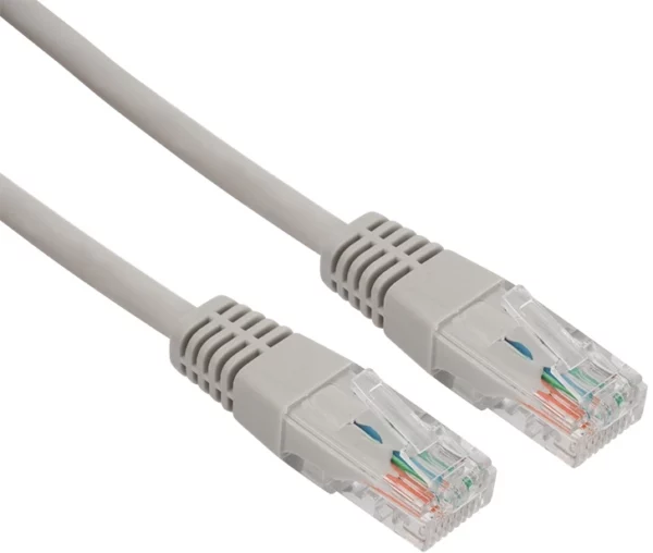 Патч-корд Rexant 18-8006 UTP RJ-45 вил.-вилка RJ-45 кат.5E 3м серый LSZH