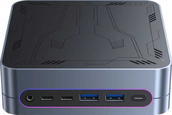Неттоп Acer Gadget ETBox X i3 1220P (1.5) 16Gb SSD512Gb UHDG Windows 11 Professional GbitEth WiFi BT 120W черный/серый