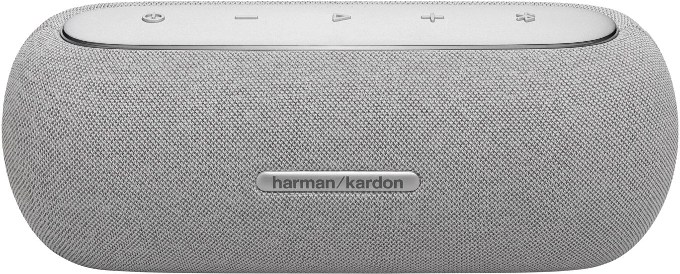 Колонка порт. Harman Kardon Luna Google Assistant, Amazon Alexa серый 40W 1.0 BT/Wi-Fi 4800mAh (HKLUNAGRYEU)
