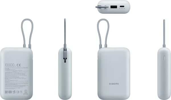 Мобильный аккумулятор Xiaomi BHR9073GL 10000mAh 22.5W 3A USB-A/USB-C голубой