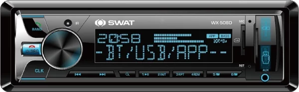 Автомагнитола Swat WX-508D 1DIN 6x50Вт v5.0 USB 2.0 AUX 3 (SWAT WX-508D)