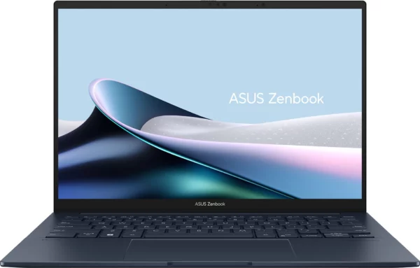 Ноутбук Asus Zenbook 14 OLED UX3405MA-QD1016 Core Ultra 9 185H 32Gb SSD512Gb Intel Arc 14" OLED FHD+ (1920x1200) noOS blue WiFi BT Cam Bag (90NB11R1-M01UB0)
