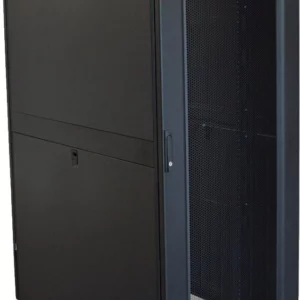 Шкаф коммутационный Lanmaster (LAN-DC-CBP-42UX8X12) напольный 42U 800x1200мм пер.дв.перфор. задн.дв.перфор.2-хст. 4 бок.пан. 1500кг черный