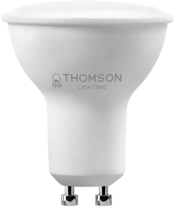 Лампа светодиодная Thomson TH-B2056 10Вт цок.:GU10 полусф. 220B 4000K св.свеч.бел.нейт. MR16 (упак.:1шт)
